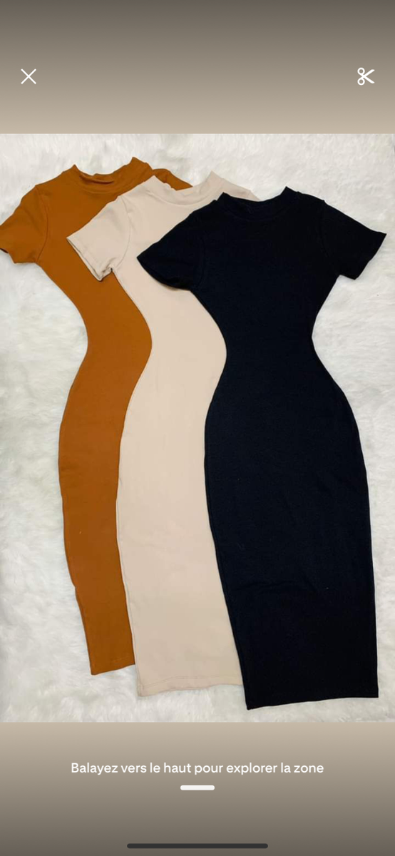 Robe moulante femme élégante