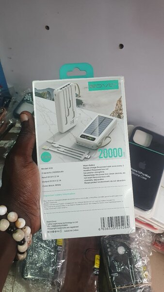 Batterie externe solaire 20000mAh