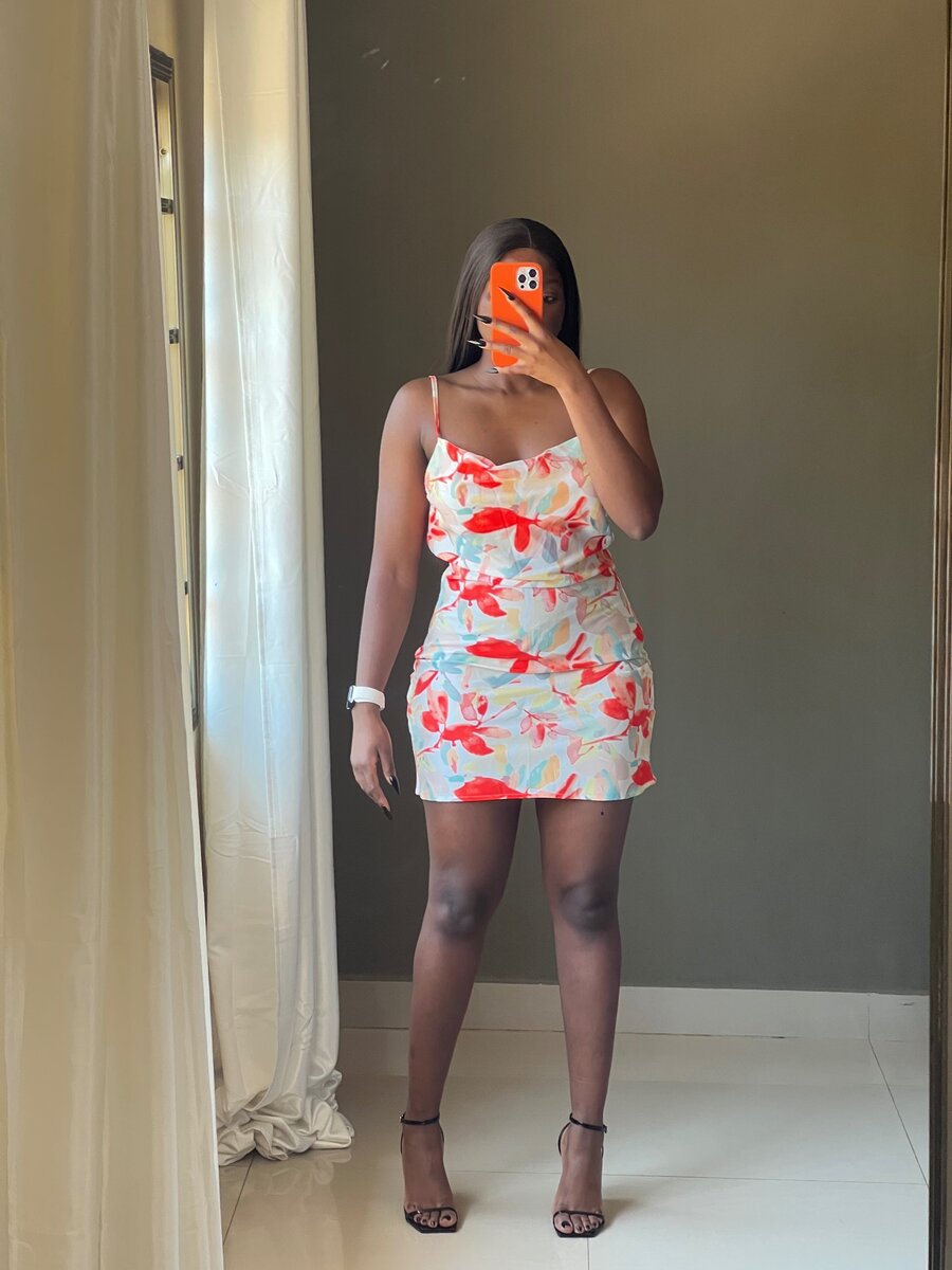 Floral Chiffon Dress