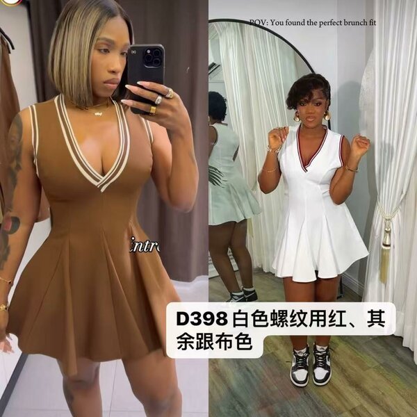 Robe évasée élégante femme