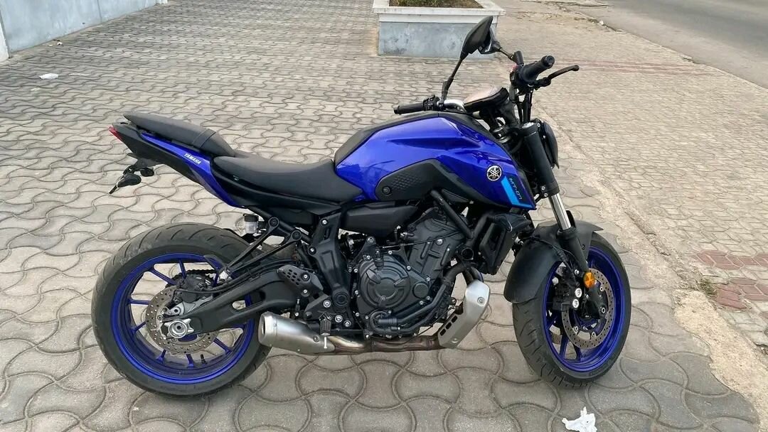Moto Yamaha MT-07 Bleue