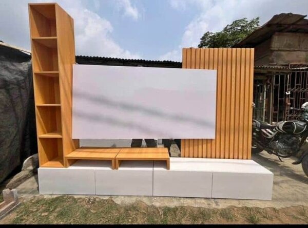 Meuble TV moderne en bois pour salon