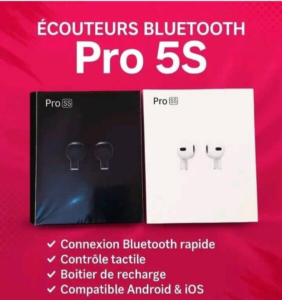 Écouteurs Bluetooth Pro 5S