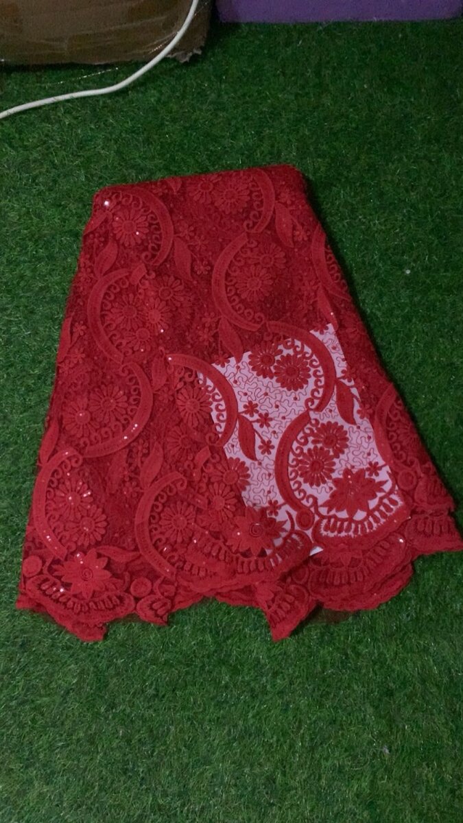 Red lace for occasions