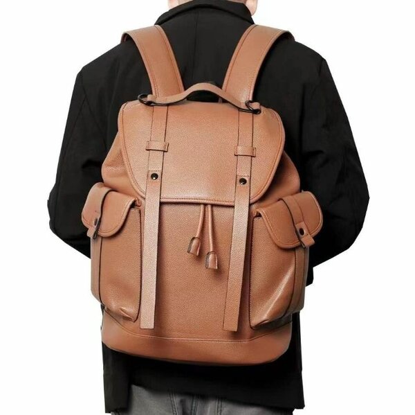 Sac à dos en cuir élégant