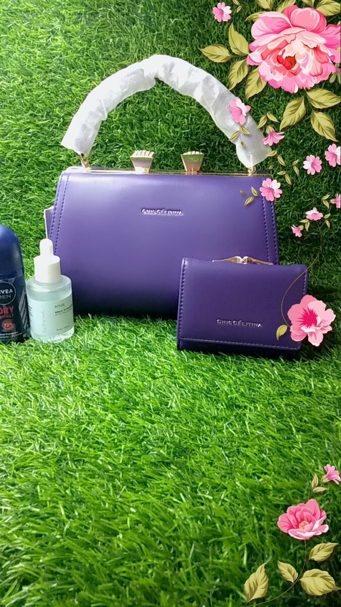 Sac à main femme violet élégant