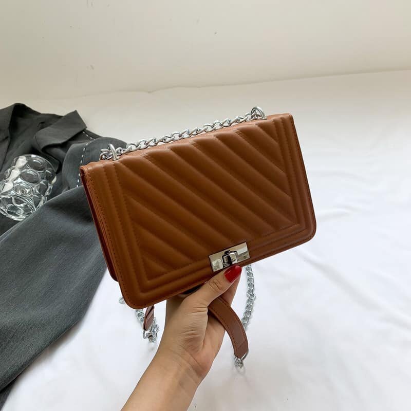 High quality, stylish women's bag brown