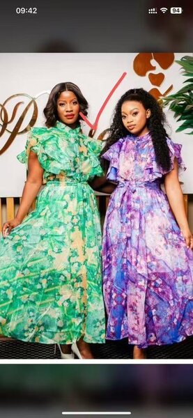 Robe longue à fleurs élégante