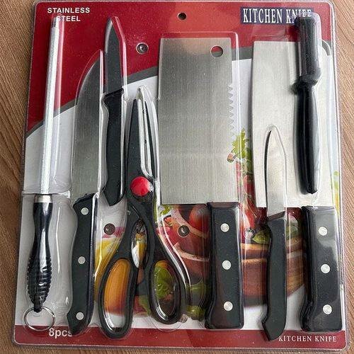 Ensemble cuisine 8 pièces inox