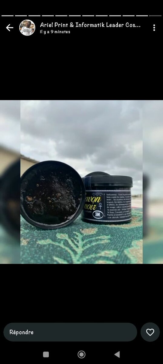 Savon Noir Naturel Exfoliant