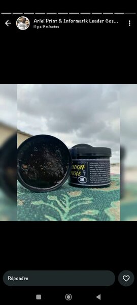 Savon Noir Naturel Exfoliant