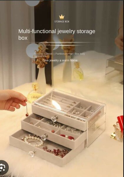 Boîte à bijoux multifonction