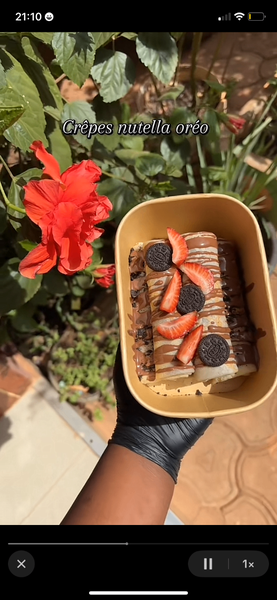 Crêpes Nutella Oreo