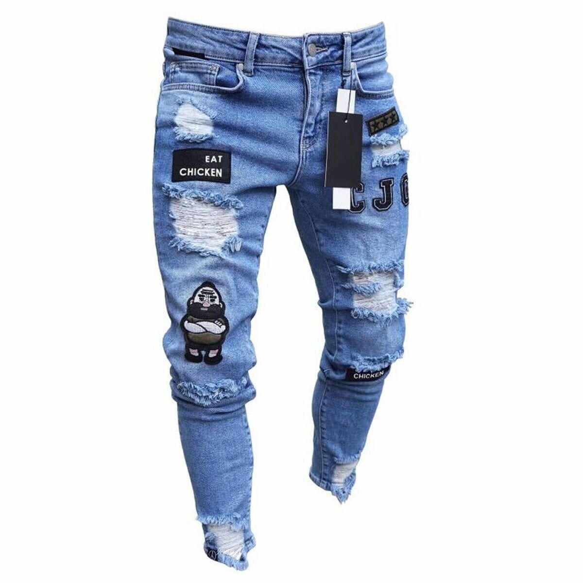 Biker jeans