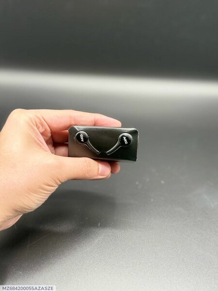 Black AKG Handfree