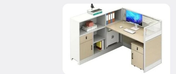 Bureau d'accueil d'angle moderne