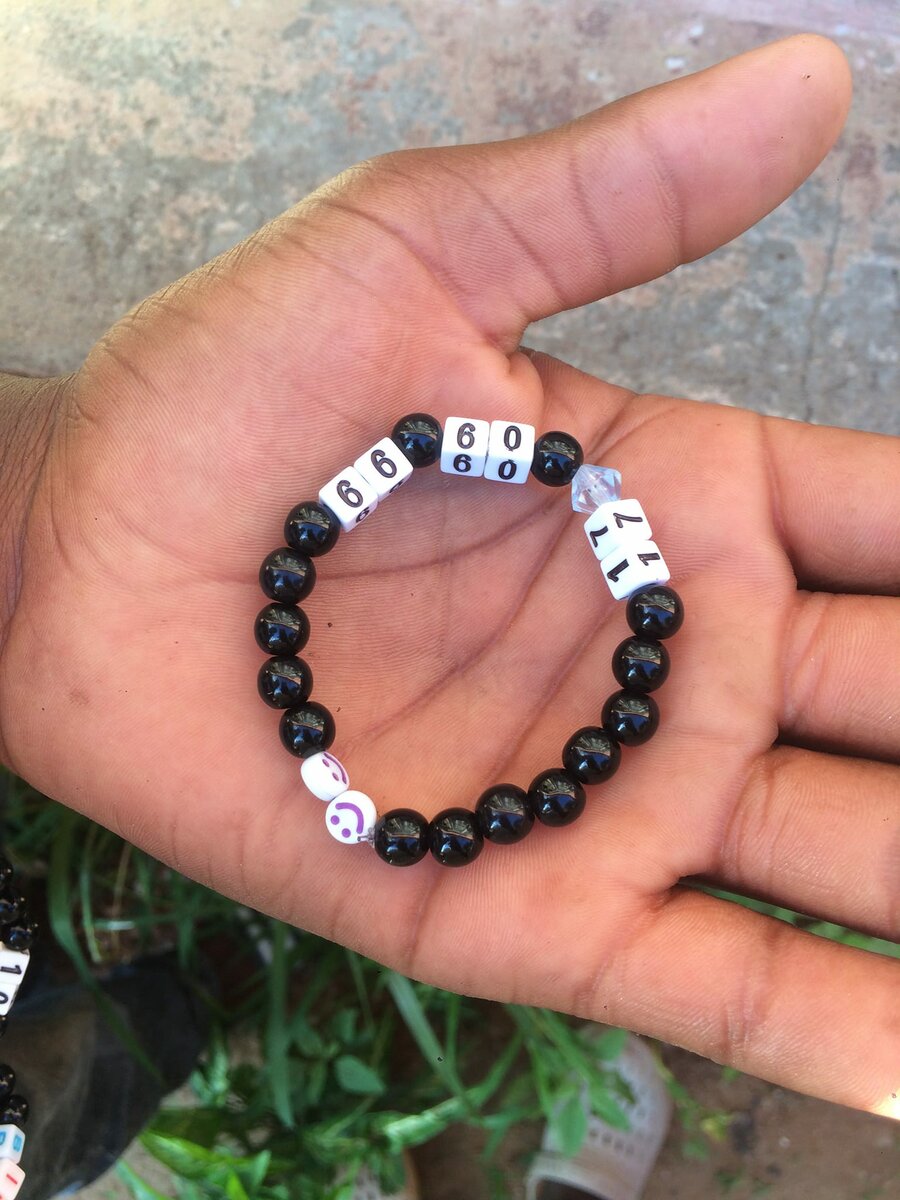 Stylish women's jewelry - bracelet with letter designation