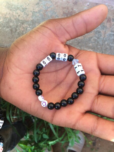 Stylish women's jewelry - bracelet with letter designation