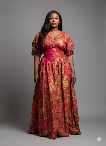 Robe Maxi Wax Colorée
