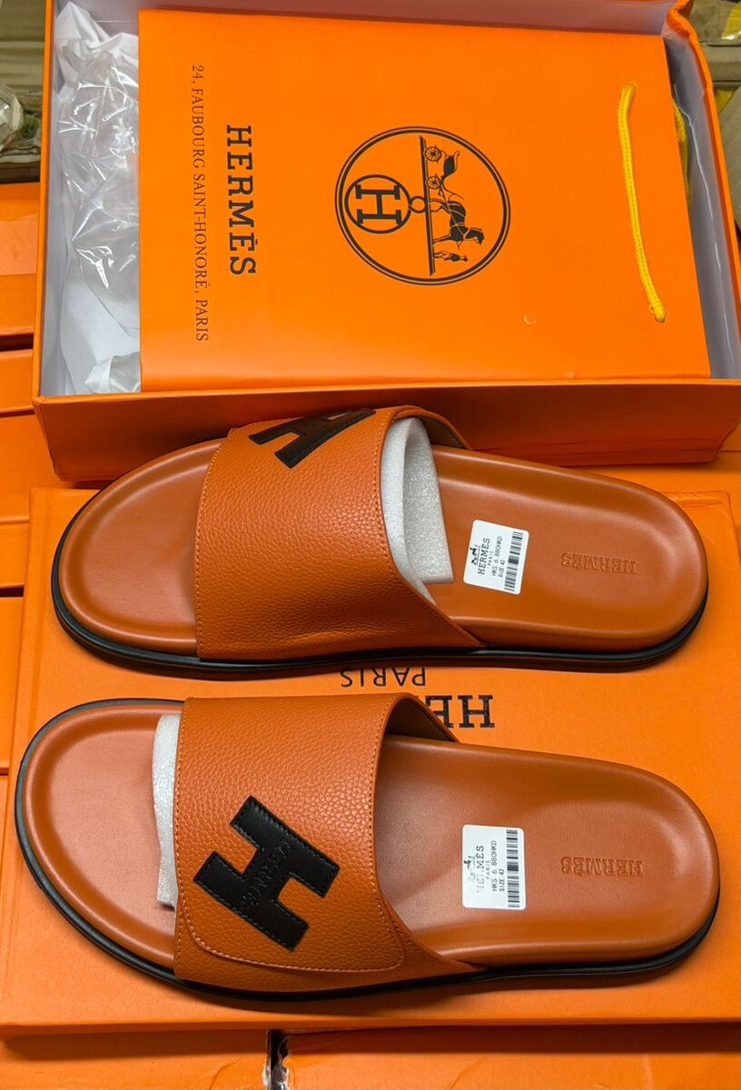 Sandales en cuir Hermès