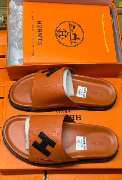 Sandales en cuir Hermès
