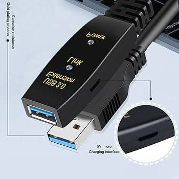 10m Active USB Extension Cable 3.0 Male to Female