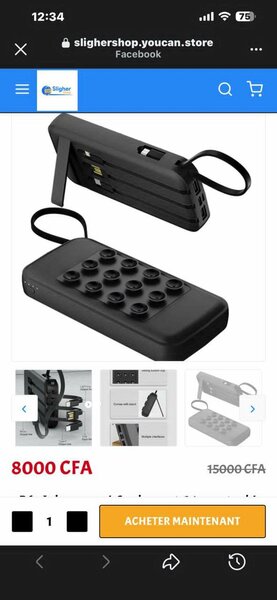 Chargeur Portable Compact