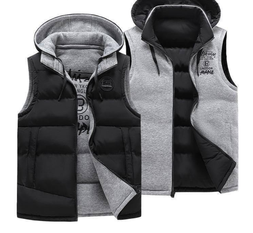 Two in one sleeveless bombas with removable hut.