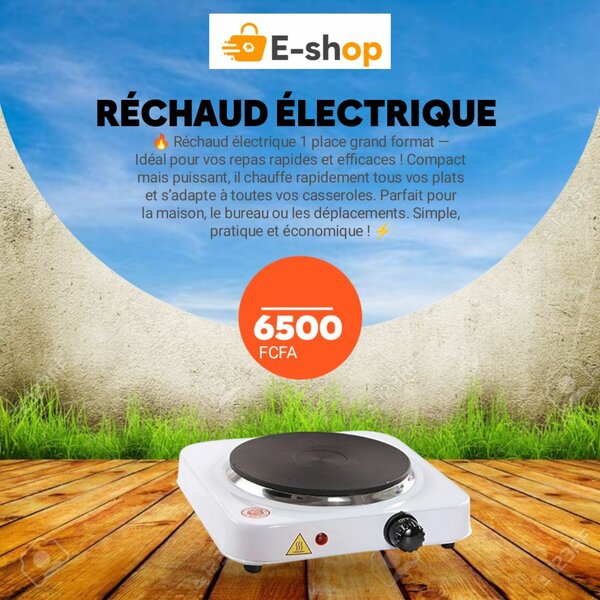 Plaque chauffante électrique compacte