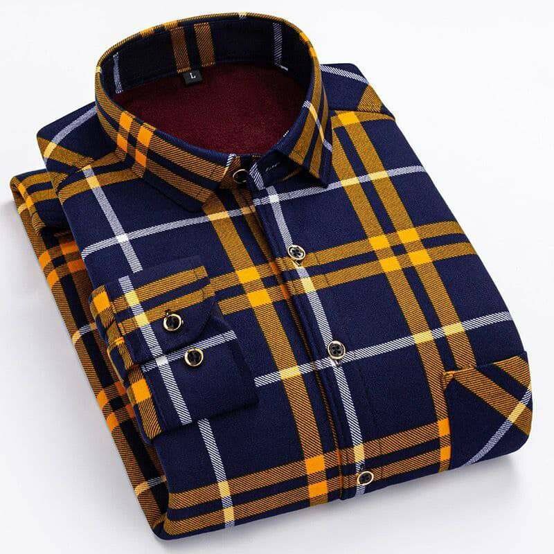 Chemise en flanelle chaude
