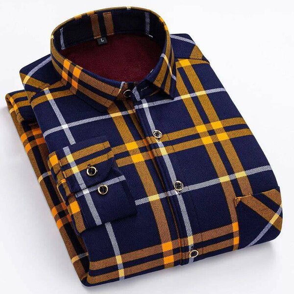 Chemise en flanelle chaude