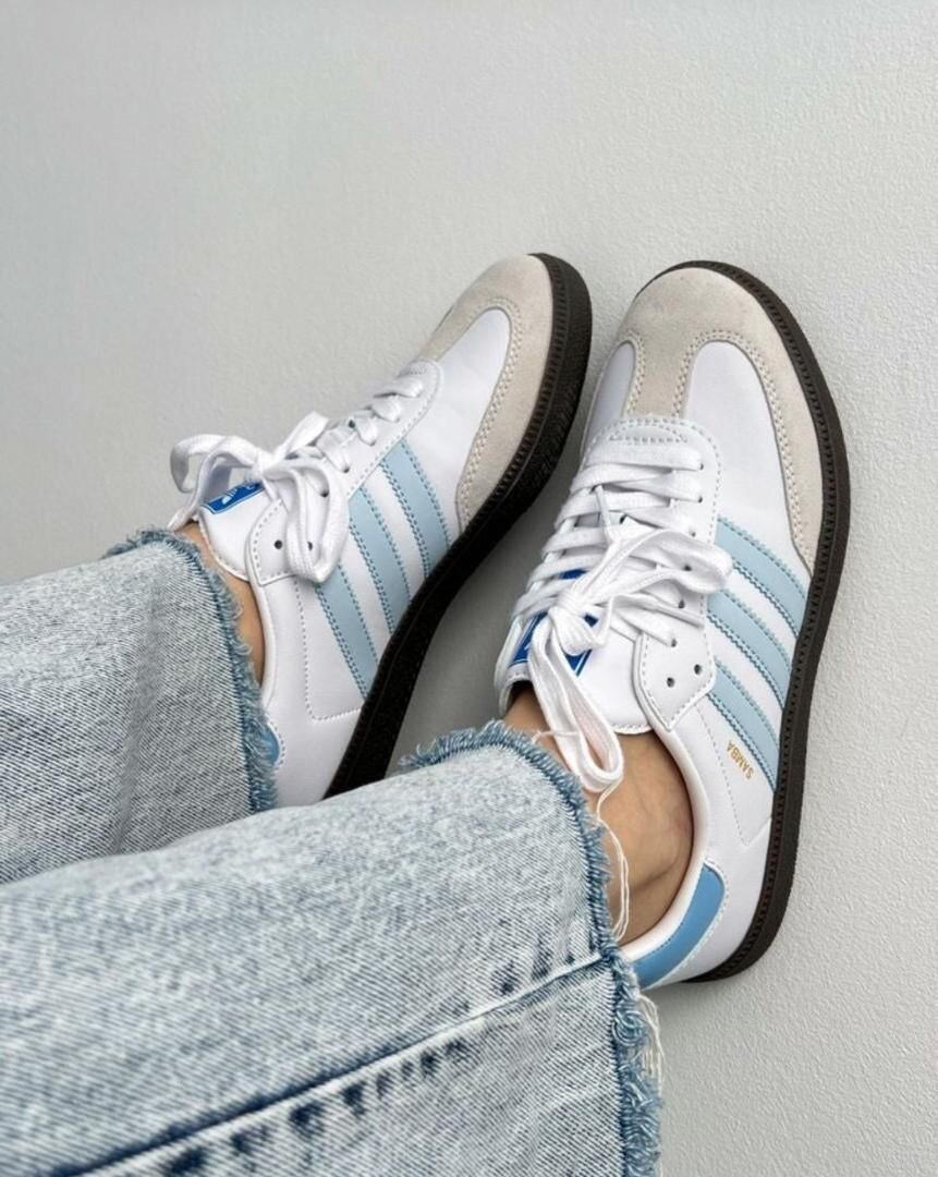 Adidas Samba bleu ciel Femme