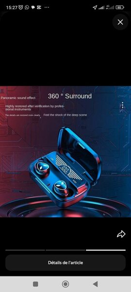 Écouteurs Sans Fil Bluetooth M20