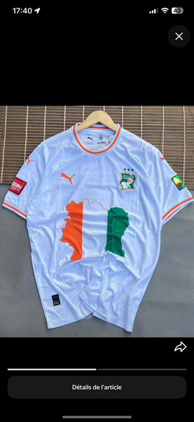 Maillot Côte d'Ivoire Puma