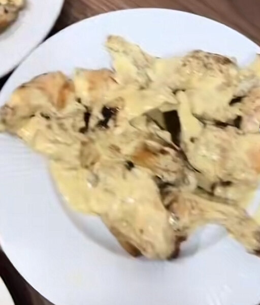 Poulet rôti sauce crémeuse