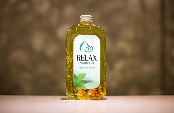 Peppermint Infused Massage Oil