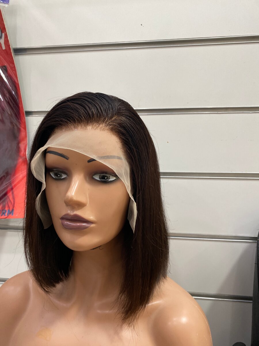 Dark Brown Bob Lace Front Wig