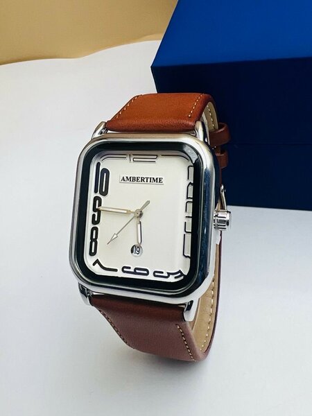 Montre élégante en acier inoxydable