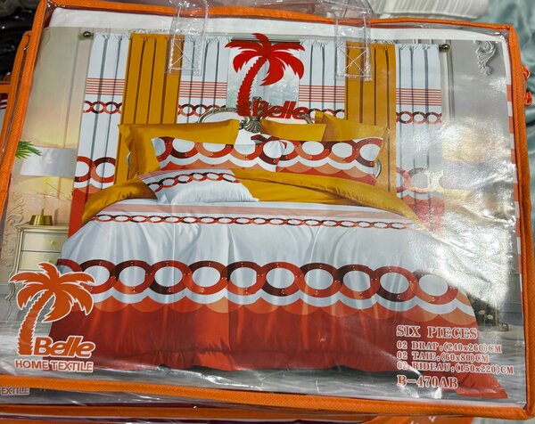 Parure de lit 6 pièces Belle