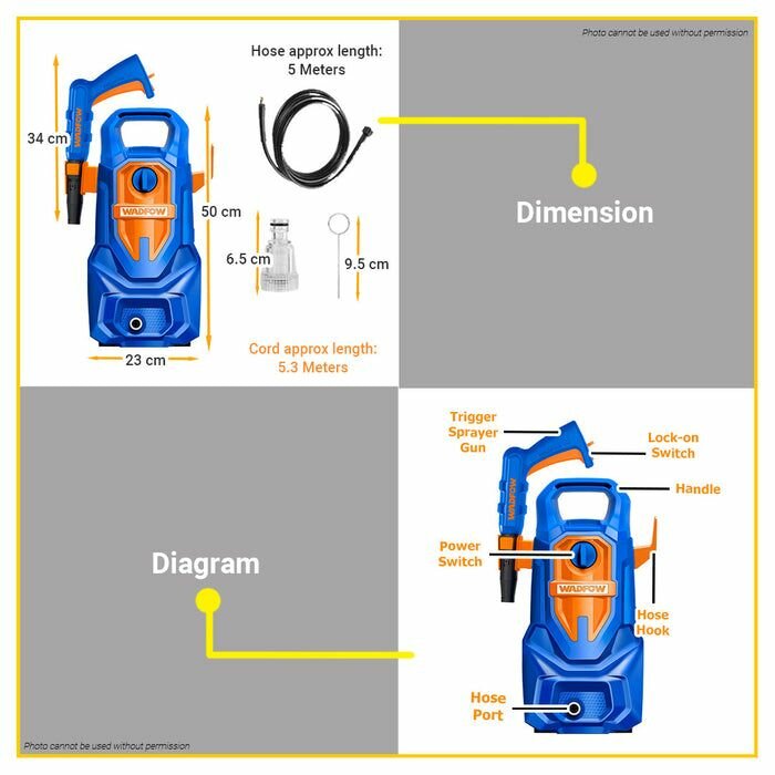 Nettoyeur Haute Pression 1400W