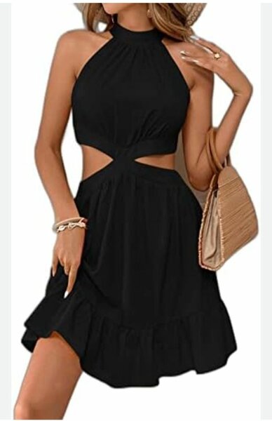 Uk polysilk dress