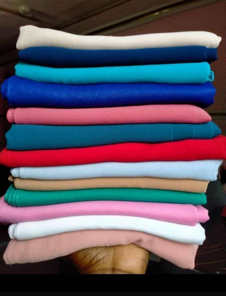 Jersey veils, silk s scarf