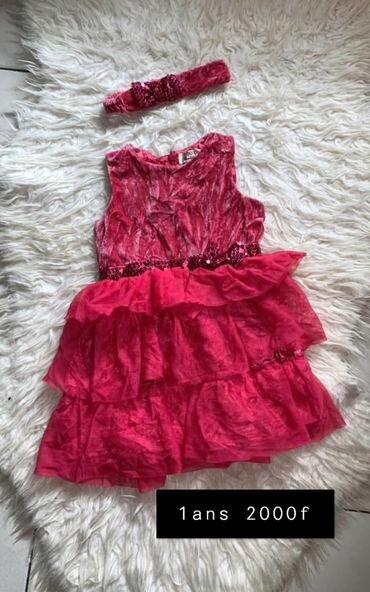 Robe pour filles, rouge