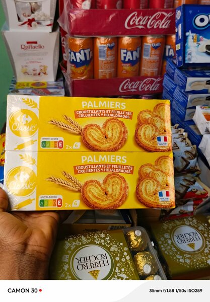 Biscuits feuilletés