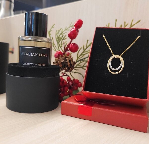 Package my love (eau de parfum +chaîne en or plaqué)