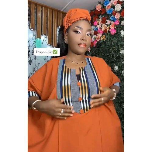 Boubou pour femme avec motif