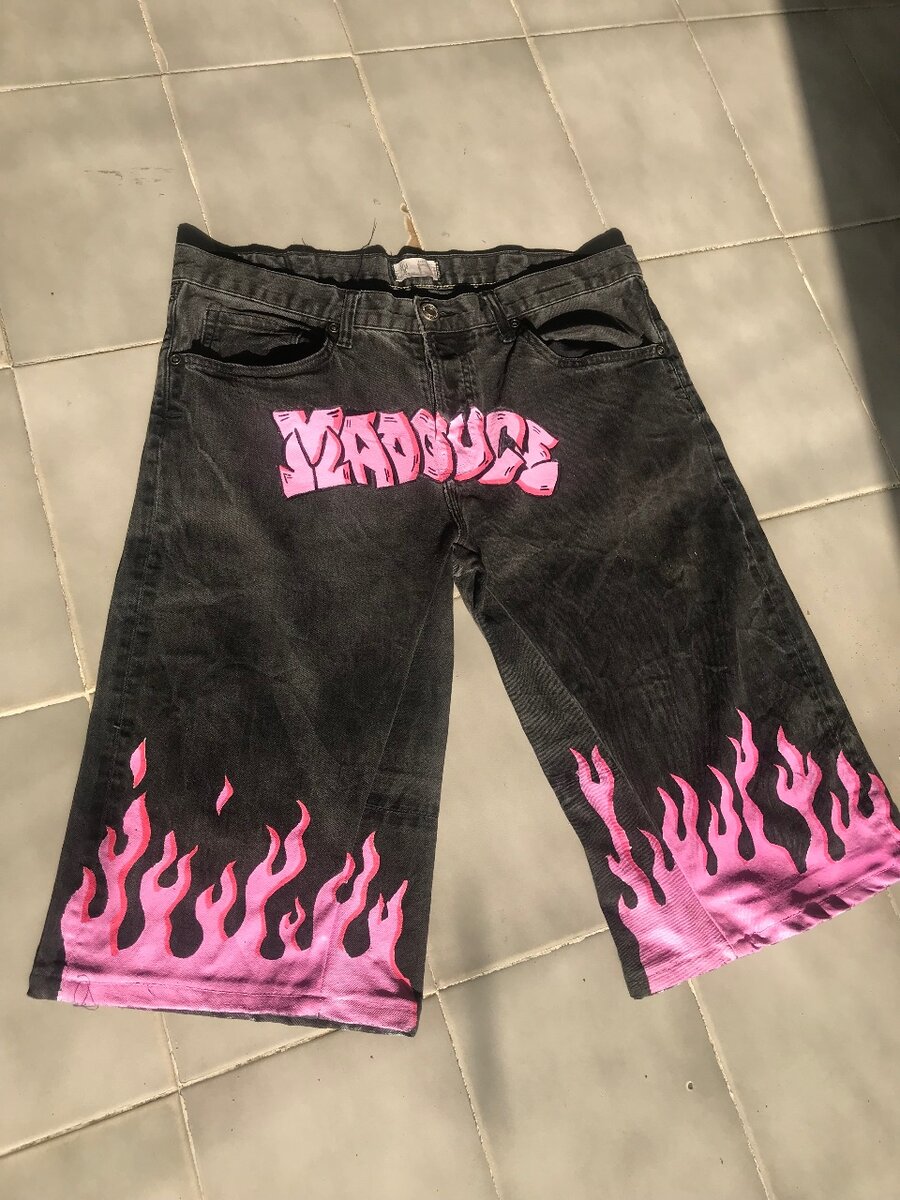 Shorts en jean personnalisé