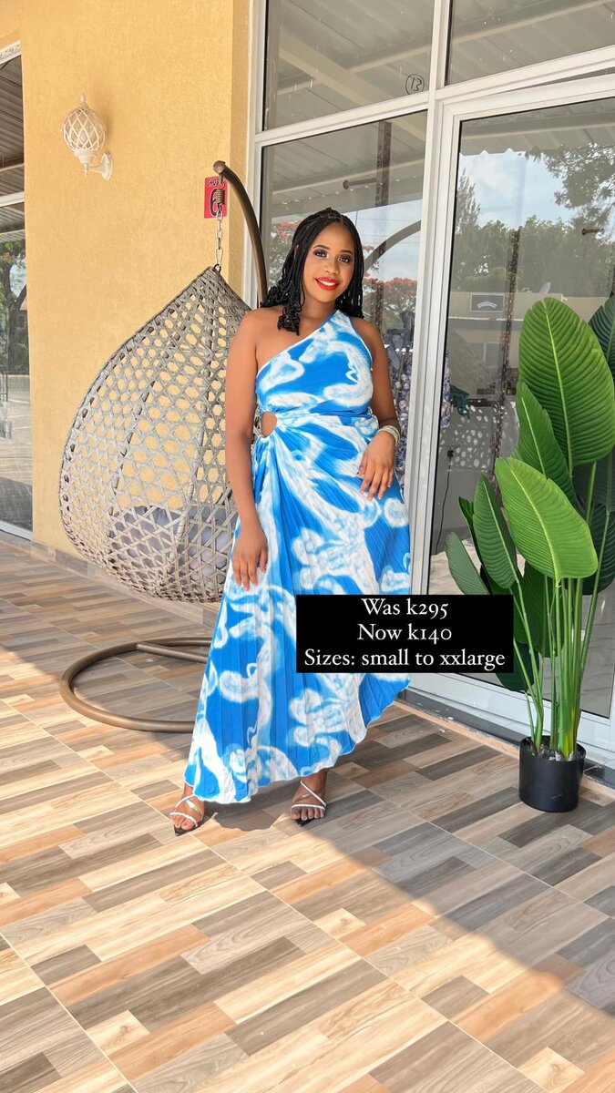 Women's Long One-shoulder Dress