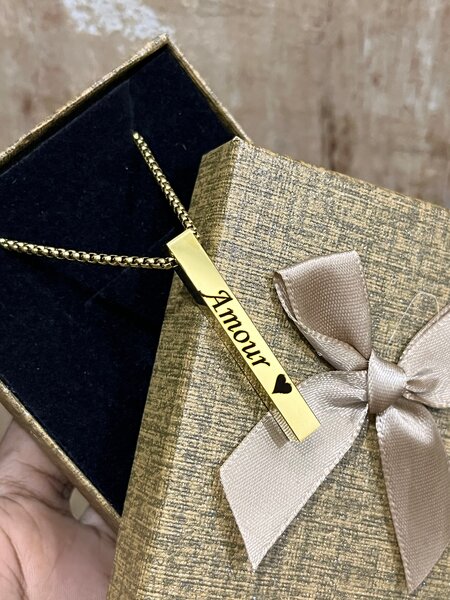 Collier Personnalisé avec Pendentif