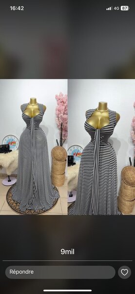 Robe élégante longue femme